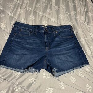 Madewell Dark Blue Jean Shorts
